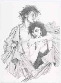 Doran, Colleen | Colleen Doran - Sandman and Death Illustration Original Art (2008).... | Heritage