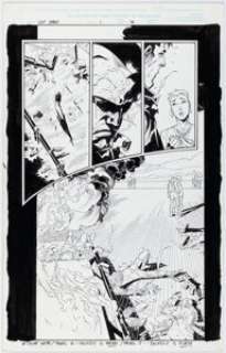 Kubert, Adam - Adam Kubert and Art Thibert Ultimate X-Men #1 Story Page 16 Original Art (Marvel, 2002)....