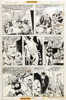 Sal Buscema And Vince Colletta | The Defenders #23 Story Page 7 Original Art (Marvel, 1975). | Heritage