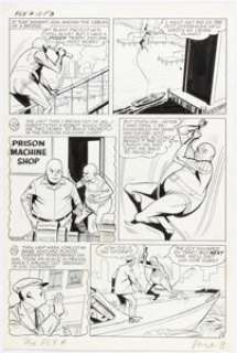 John Giunta And Marty Epp (Team Attributed) | Adventures of the Fly #10 Story Page 3 Original Art (Archie, 1961). | Heritage