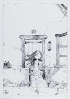 Tony Sandoval - Futura Nostalgia T2 Page 41 Illustration Original Art (PAQUET, 2017).