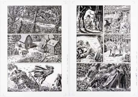 Raulo Caceres Captain Swing and the Electrical Pirates of Cindery Island #3 Story Pages 1-6 Original Art (Avatar Press, 2011). (Total: 6 Original Art) | Heritage