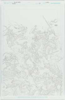 Roger Cruz Robin #14 Cover Original Art (DC, 2022).