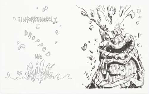 Jill Thompson The Neil Gaiman Coloring Book "Fortunately, the Milk" Story Pages #56-57 Original Art (HarperCollins, 2017). | Heritage