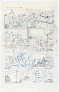 Cosme Quartieri Disney’s TaleSpin Limited Series: Take Off #3 Story Pages 24-26 Preliminary Original Art (Disney, 1991). (Total: 3 Original Art) | Heritage