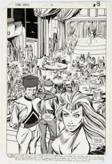 Ron Frenz and Tom Palmer Star Wars #77 Splash Page 8 Original Art (Marvel, 1983). | Heritage