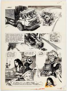 Rafael Auraleon Vampirella #20 "Eye-Opener" Story Page 7 Original Art (Warren, 1972). | Heritage