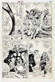John Buscema and Tom Palmer Avengers #300 Story Page 32 Original Art (Marvel, 1989). | Heritage