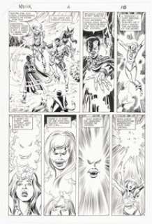 Sal Buscema and Tom Palmer Magik #4 Story Page 8 Original Art (Marvel, 1984). | Heritage