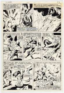 John Buscema and Tom Palmer The Avengers #81 Story Page 19 Original Art (Marvel, 1970). | Heritage