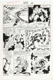 John Buscema and Sal Buscema Fantastic Four #298 Story Page 21 Original Art (Marvel, 1987). | Heritage