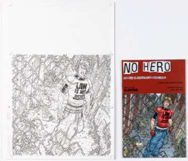 Juan José Ryp No Hero #1 Cover Illustration Original Art (Avatar Press, 2008). (Total: 2 Original Art) | Heritage