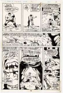 Herb Trimpe and Jack Abel The Incredible Hulk #169 Story Page 10 - Bi-Beast First Appearance Issue Original Art (Marvel, 1973). | Heritage
