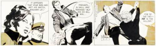 Al Williamson Secret Agent Corrigan Daily Comic Strip Original Art dated 3-5-69 (King Features Syndicate, 1969). | Heritage