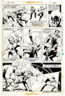 Larry Hama and Dick Giordano Marvel Premiere #19 Iron Fist Story Page 13 Original Art (Marvel, 1974). | Heritage