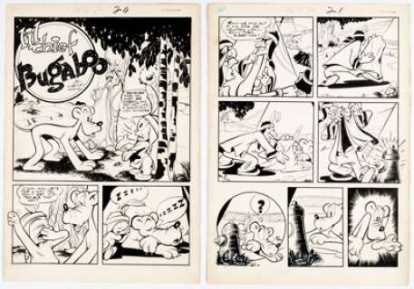 Dave Higgins and Theresa Woik Pep Comics #42 Complete 6-Page Story Original Art (Archie, 1943). (Total: 6 Original Art) | Heritage