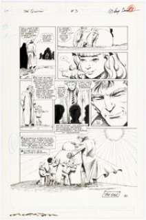 Denys Cowan and Rick Magyar The Question #3 Story Page 27 Original Art (DC, 1987). | Heritage