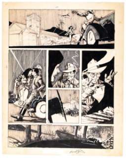 Howard Chaykin Marvel Super Action #1 Dominic Fortune Story Page 15 Original Art (Marvel, 1976). | Heritage