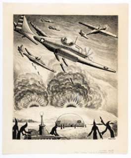 Matt Fox Science Fiction Quarterly #10 "Mission From Arcturus" Illustration Original Art (Columbia Publications, 1943). | Heritage