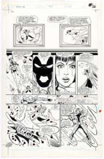 Todd McFarlane and Tony DeZuñiga Infinity Inc. #15 Story Page 21 Original Art (DC, 1985). | Heritage