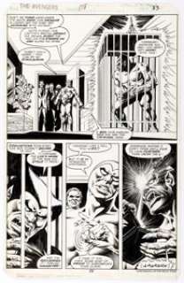 Carmine Infantino and Rudy Nebres The Avengers #178 The Beast Story Page 13 Original Art (Marvel, 1978). | Heritage