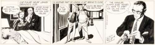 Alex Raymond Rip Kirby Daily Comic Strip Original Art dated 5-5-56 (King Features Syndicate, 1956). | Heritage