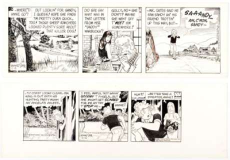 Leonard Starr Little Orphan Annie Daily Comic Strips Original Art Group of 2 (Chicago Tribune, 1982-86). (Total: 2 Original Art) | Heritage