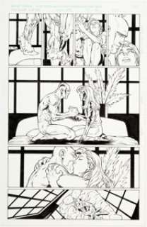 Roger Cruz and Manny Clark Silver Surfer #139 Story Page 5 Original Art (Marvel, 1998).