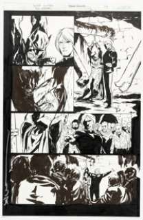Dustin Nguyen and Derek Fridolfs Batman Eternal #17 Story Page 14 Original Art (DC, 2014).