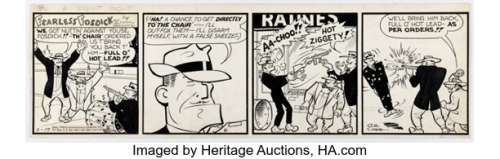 Al Capp Li’l Abner Daily Comic Strip Original Art dated 3-17-48 (United Feature Syndicate, 1948). | Heritage