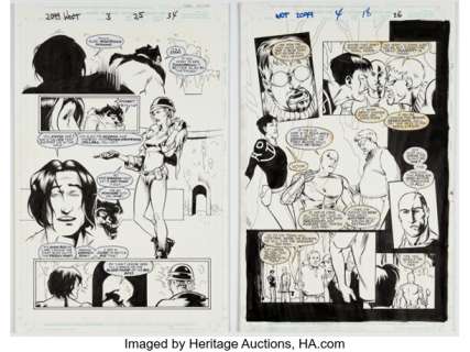 Karl Moline, Jason Armstrong, and others 2099: World of Tomorrow Story Pages Original Art Group of 2 (Marvel, 1996). (Total: 2 Original Art)