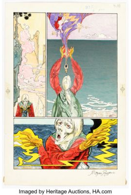 P. Craig Russell Epic Illustrated #3 Elric "The Dreaming City (Part 1)" Story Page 10 Original Art (Marvel/Epic, 1980). | Heritage