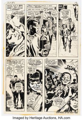 Gene Colan and John Romita Sr. Our Love Story #5 "But He’s the Boy I Love" Story Page 3 Original Art (Marvel, 1970). | Heritage