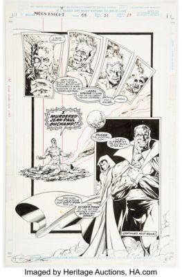 Fred Haynes and Scott Koblish Mark Spector: Moon Knight #58 Story Page 21 Original Art (Marvel, 1994). | Heritage