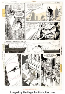 Kerry Gammill and Brett Breeding Superman #26 Brainiac Story Page 16 Original Art (DC, 1988). | Heritage