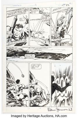 Klaus Janson The Punisher #3 Story Page 17 Original Art (Marvel, 1987). | Heritage