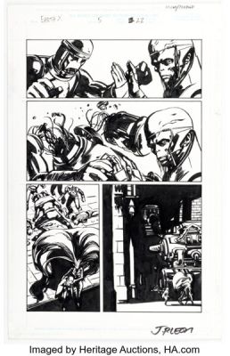 John Paul Leon and Bill Reinhold Earth X #5 Story Page 22 Original Art (Marvel, 1999). | Heritage