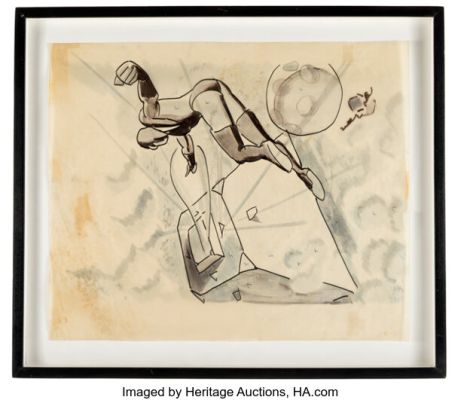 Steve Rude Nexus #4 Cover Preliminary Original Art (Capital Comics, 1983). | Heritage