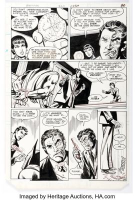 Irv Novick and Frank McLaughlin Batman #329 Two-Face Story Page 16 Original Art (DC, 1980).