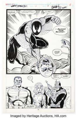Jim Valentino and Chris Ivy What If...? #21 Spider-Man Story Page 13 Original Art (Marvel, 1991). | Heritage