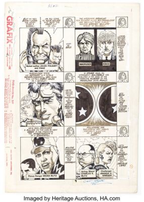 Howard Chaykin American Flagg! #21 Story Page 1 Original Art (First, 1985). | Heritage