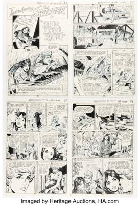 Werner Roth and Vince Colletta Young Romance #170 Partial Story Original Art Group of 7 (DC, 1971). (Total: 7 Original Art) | Heritage