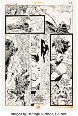 Frank Thorne Marvel Feature #3 Red Sonja Story Page 13 Original Art (Marvel, 1976). | Heritage