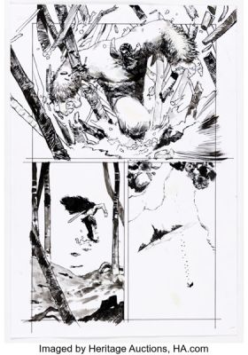 Gerardo Zaffino Rumble #16 Story Page 4 Original Art (Image, 2019).