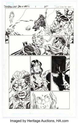 Scott Koblish Deadpool: Last Days of Magic #1 Brother Voodoo Story Page 25 Original Art (Marvel, 2016).