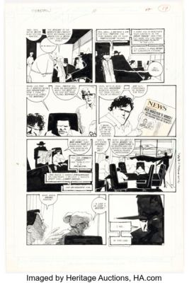 Kyle Baker The Shadow #10 Story Page 19 Original Art (DC, 1988). | Heritage