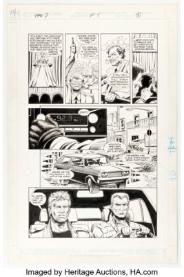 Denys Cowan and Rick Magyar The Question #5 Story Page 7 Original Art (DC, 1987). | Heritage