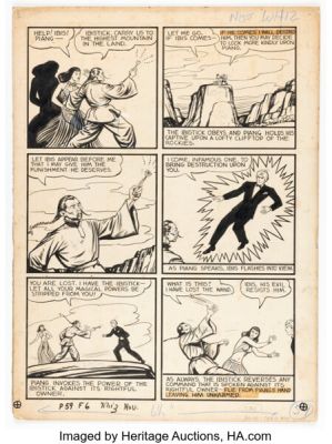 Pete Costanza Whiz Comics #10 Ibis the Invincible Story Page 5 Original Art (Fawcett, 1940).