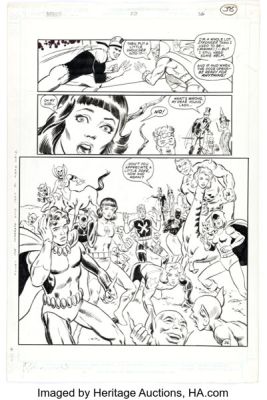 Vince Argondezzi and Tony DeZuñiga Infinity, Inc. #50 Story Page 36 Original Art (DC, 1988). | Heritage
