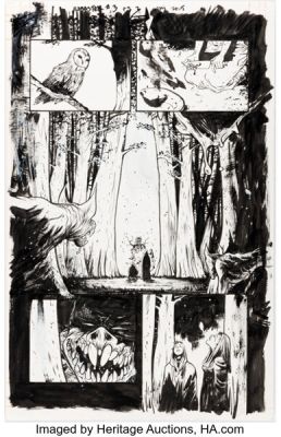 Daniel Warren Johnson Alabaster: The Good, the Bad, and the Bird #3 Story Page 2 Original Art (Dark Horse, 2016). | Heritage